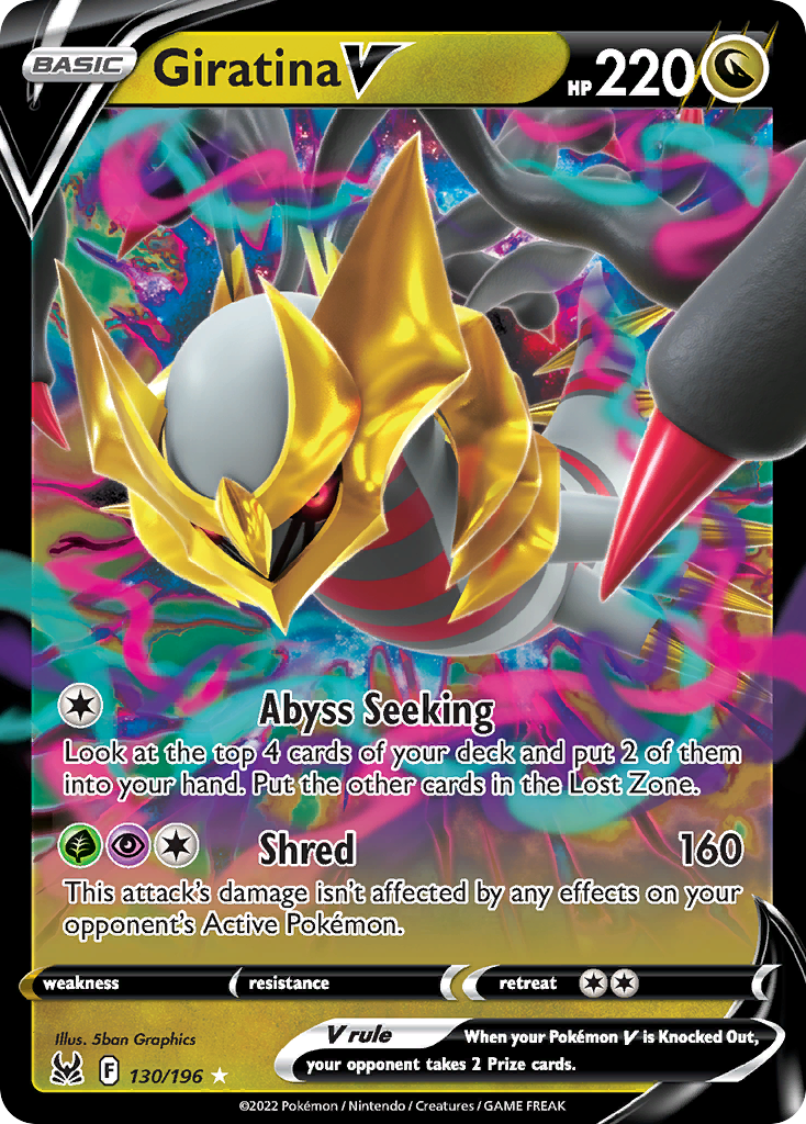 Giratina V – Lost Origin LOR 130