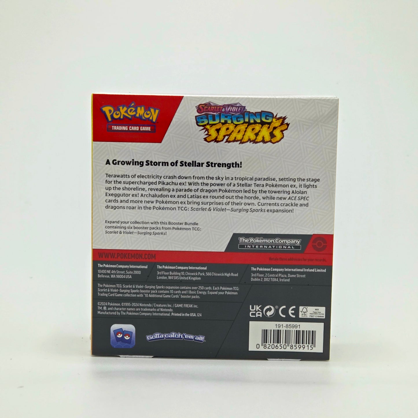 Scarlet & Violet Surging Sparks Booster Bundle