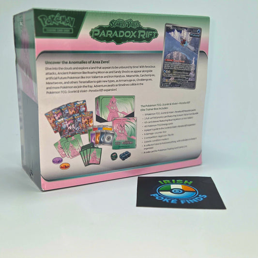 Scarlet & Violet Paradox Rift Crimson & Purple Elite Trainer Box (ETB)