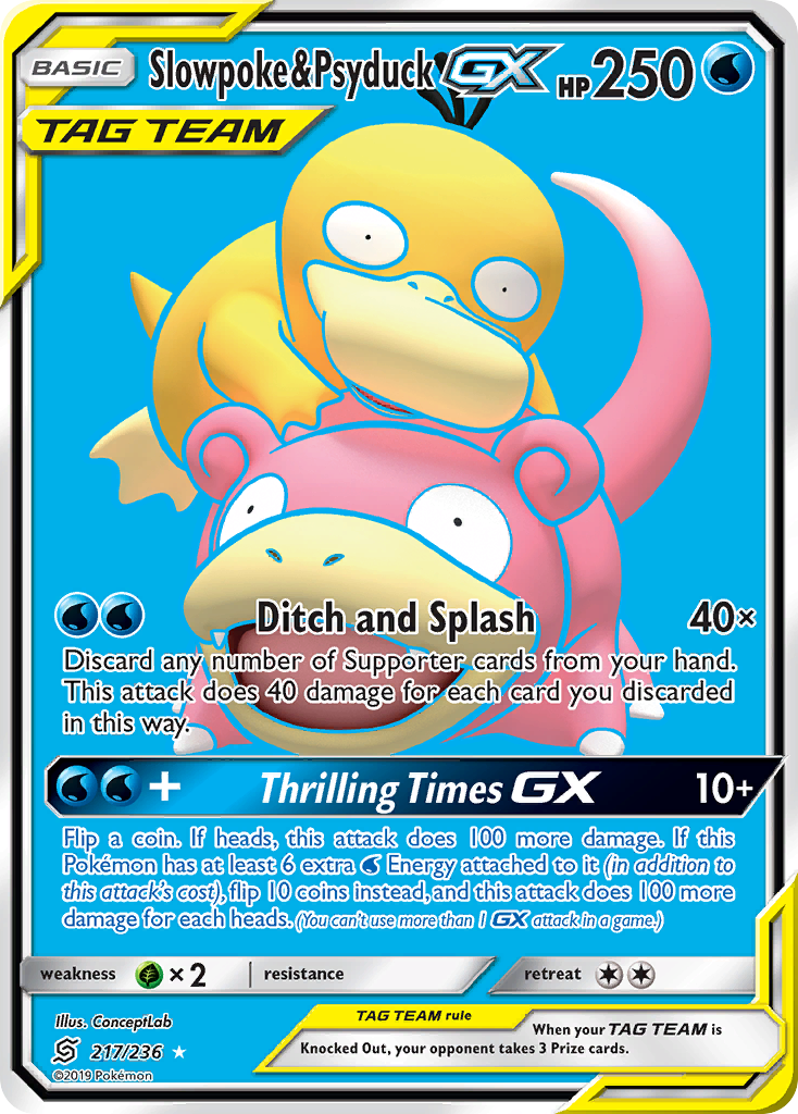 Slowpoke & Psyduck-GX – Unified Minds UNM 217