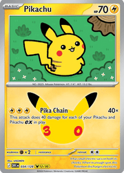 034 Pikachu - 30th Celebration