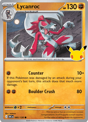 085 Lycanroc - 30th Celebration