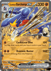 111 Cynthia's Garchomp ex - Ascended Hereos