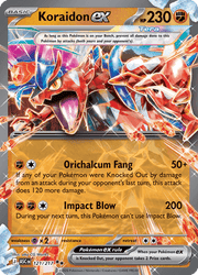 121 Koraidon ex - Ascended Hereos