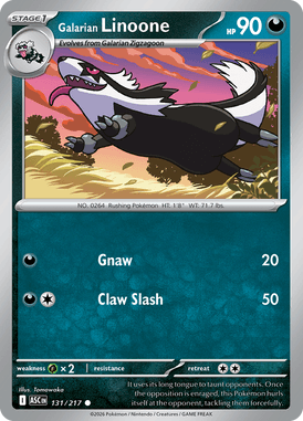 131 Galarian Linoone - Ascended Hereos