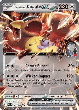162 Team Rocket's Kangaskhan ex - Ascended Hereos