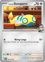 163 Larry's Dunsparce - Ascended Hereos