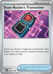 209 Team Rocket's Transceiver - Ascended Hereos