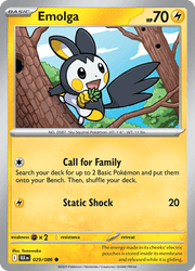 029 Emolga - Black Bolt