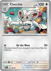 076 Cinccino - Black Bolt