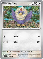 077 Rufflet - Black Bolt
