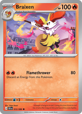 012 Braixen - Chaos Rising