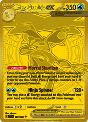 122 Mega Greninja ex – Chaos Rising