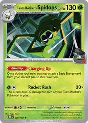 020 Team Rocket's Spidops - Destined Rivals