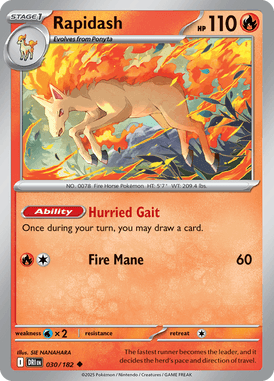 030 Rapidash - Destined Rivals
