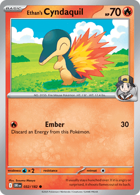 032 Ethan's Cyndaquil - Destined Rivals