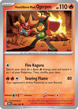 044 Hearthflame Mask Ogerpon - Destined Rivals