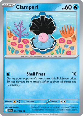 054 Clamperl - Destined Rivals