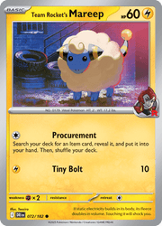 072 Team Rocket's Mareep - Destined Rivals
