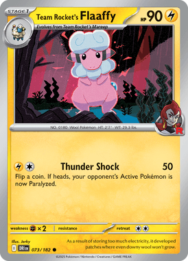 073 Team Rocket's Flaaffy - Destined Rivals