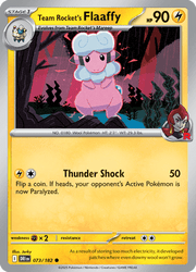073 Team Rocket's Flaaffy - Destined Rivals