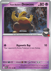 079 Team Rocket's Drowzee - Destined Rivals