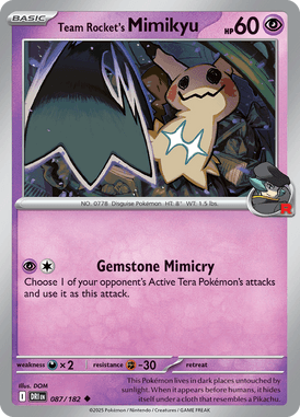 087 Team Rocket's Mimikyu - Destined Rivals