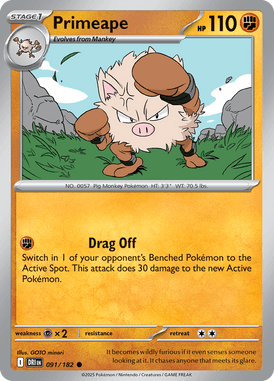 091 Primeape - Destined Rivals