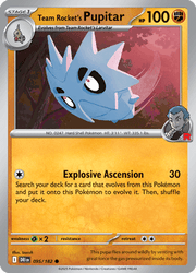 095 Team Rocket's Pupitar - Destined Rivals