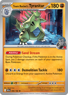 096 Team Rocket's Tyranitar - Destined Rivals