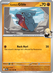 102 Cynthia's Gible - Destined Rivals