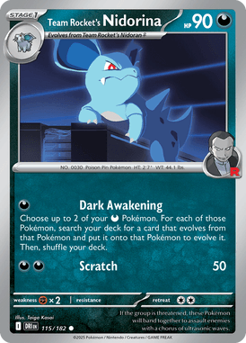 115 Team Rocket's Nidorina - Destined Rivals