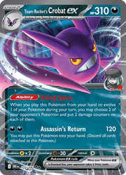 122 Team Rocket's Crobat ex - Destined Rivals