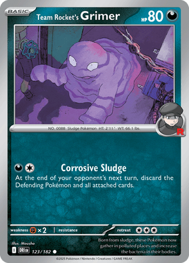 123 Team Rocket's Grimer - Destined Rivals