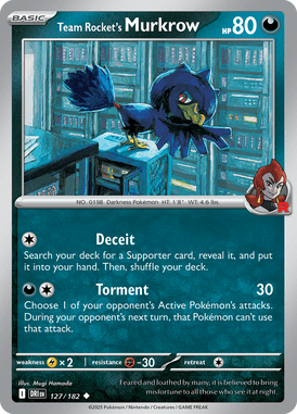 127 Team Rocket's Murkrow - Destined Rivals