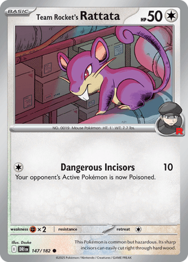 147 Team Rocket's Rattata - Destined Rivals