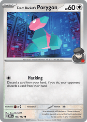 153 Team Rocket's Porygon - Destined Rivals