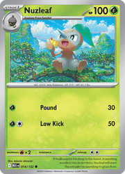 014 Nuzleaf - Mega Evolution