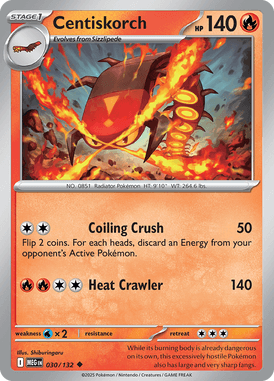 030 Centiskorch - Mega Evolution