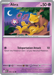 054 Abra - Mega Evolution