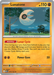 074 Lunatone - Mega Evolution