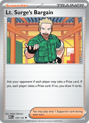 120 Lt. Surge's Bargain - Mega Evolution