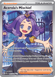 165 Acerola's Mischief - Mega Evolution