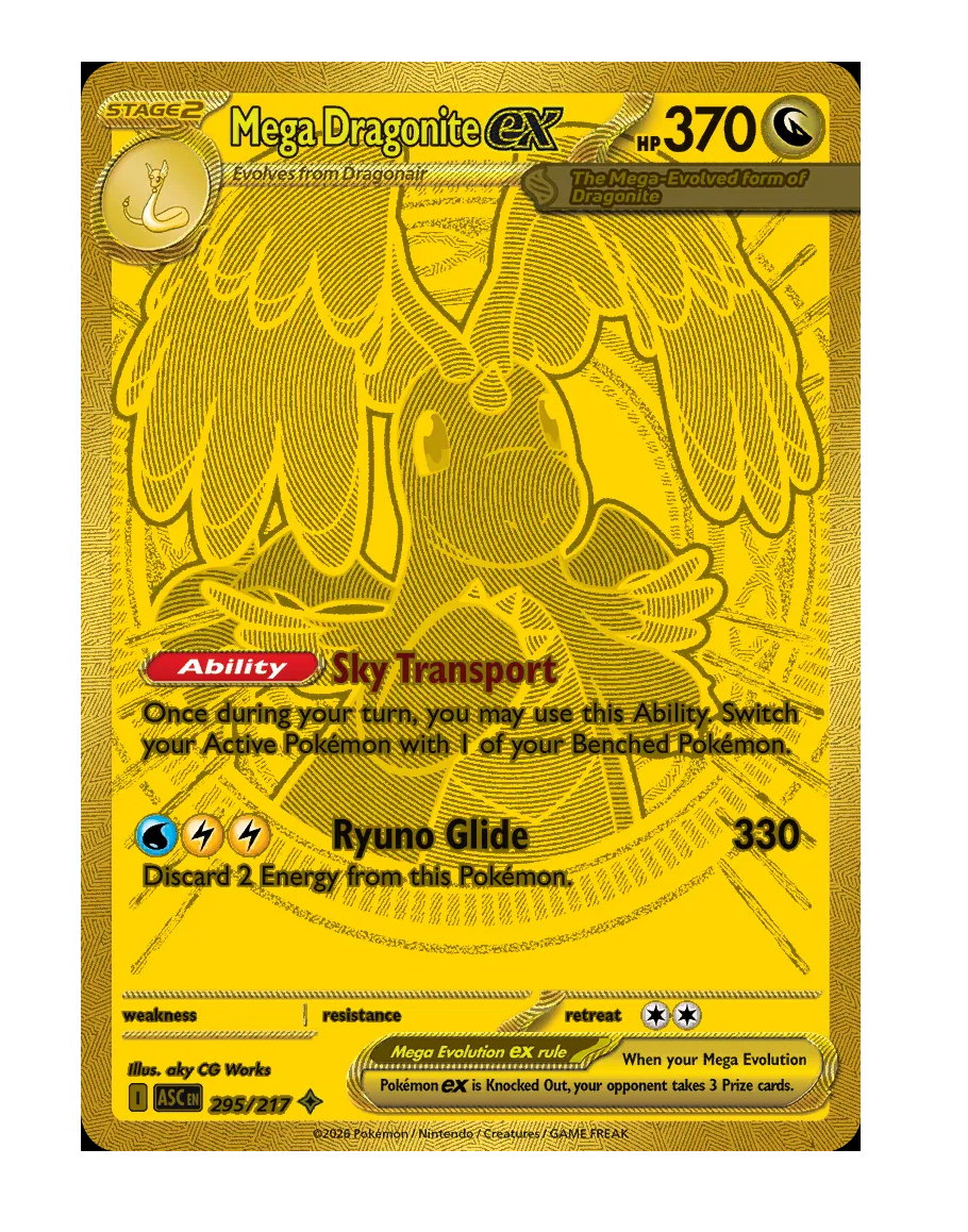 295 Mega Dragonite ex - Ascended Heros