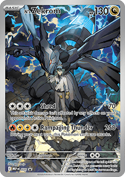 031 N's Zekrom – Mega Evolution Promo Card