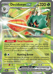015 Decidueye ex - Obsidian Flames