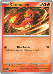 026 Charmander - Obsidian Flames