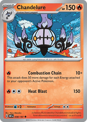 038 Chandelure - Obsidian Flames