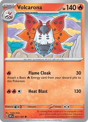 041 Volcarona - Obsidian Flames