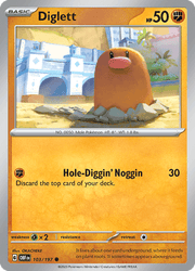 103 Diglett - Obsidian Flames